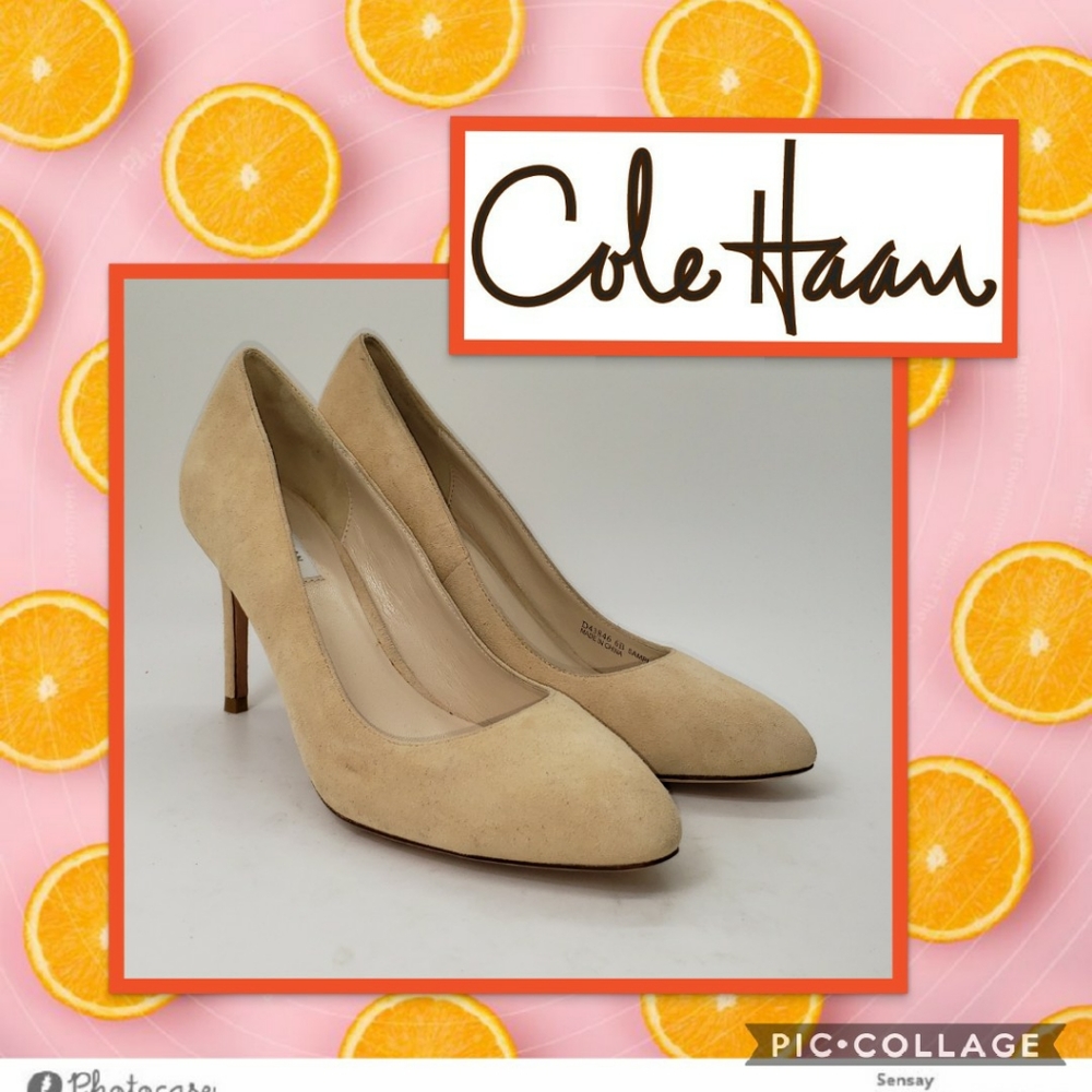 Cole Haan Bethany Pump Suede Heels Size 6